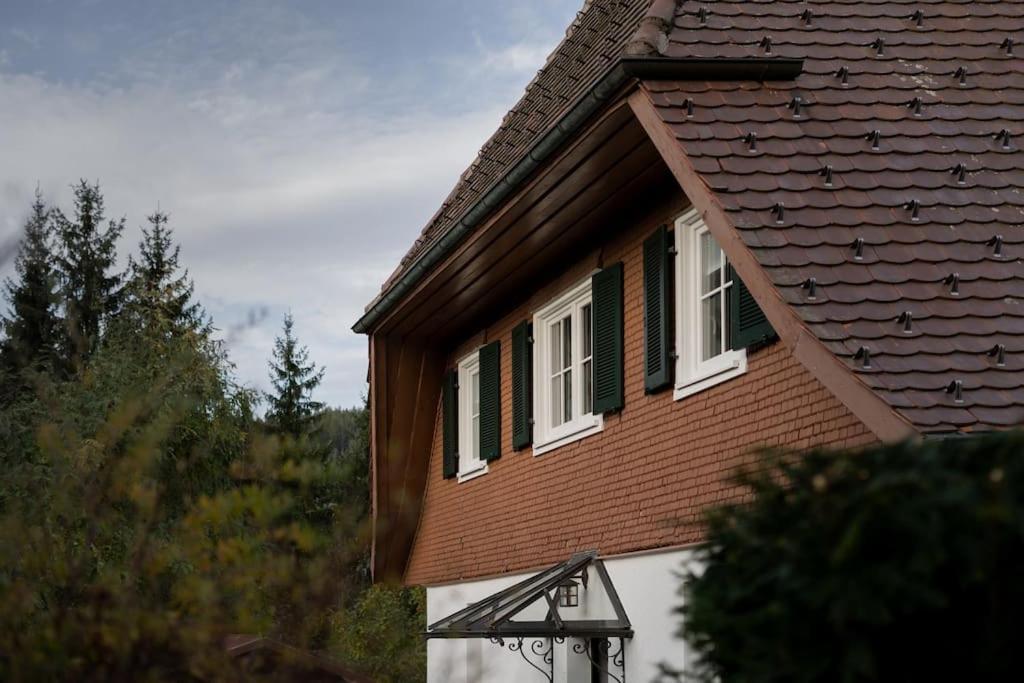 Schonach im SchwarzwaldExklusives Ferienhaus Am Waldrand Mit Whirlpool Und Sauna别墅 外观 照片